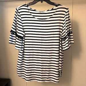 Black & White Striped Shirt